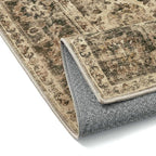 3x8 Washable Runner Rug for Kitchen Hallway Brown Vintage Non-Slip Low Pile - Image 8