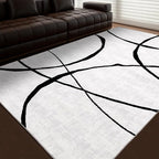 YIHOUSE Modern Washable 8'x10' Area Rug by YIHOUSE