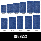 GORILLA GRIP Bath Rug Mat 44x26, Soft Absorbent Chenille, Quick Dry Microfiber - Image 6