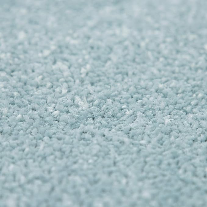 Paco Home Solid Area Rug in Light Blue Modern Plain Design, Size: 2' x 3'3" - Image 6