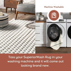 nuLOOM 3'9" x 6' Cozy Plush SuperiorWash Area Rug, Machine Washable, Soft - Image 3