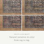 Loloi Amber Lewis Billie Collection, Ink & Salmon 2'-3" x 3'-9" Area Rug – - Image 5