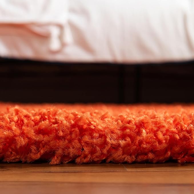 Unique Loom Solid Shag Collection Area Rug - Image 11