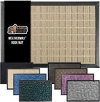 GORILLA GRIP 100% Waterproof All-Season WeatherMax Doormat US Designed Natural by GorillaGrip