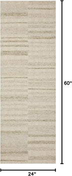 Loloi Chris Loves Julia Chris Collection CHR-02 Natural/Sage 2'-0'' x 5'-0'' - Image 2