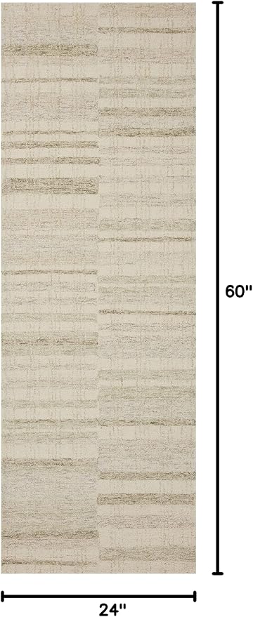 Loloi Chris Loves Julia Chris Collection CHR-02 Natural/Sage 2'-0'' x 5'-0'' - Image 2