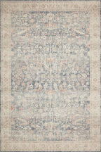 Loloi Hathaway Collection HTH-02 Denim/Multi 2'-0" x 5'-0", .25" Thick Accent - Image 4