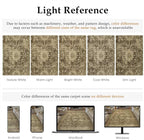3x10 Washable Runner Rug for Kitchen Hallway Brown Vintage Non-Slip Low Pile - Image 6
