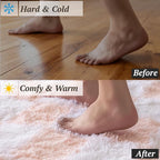 5x7 Area Rugs for Living Room Bedroom, Soft Fluffy Shaggy Bedside Rug, Indoor - Image 4