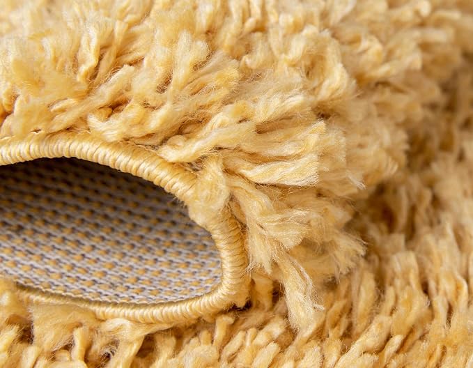 Unique Loom Davos Shag Collection Area Rug - Image 7