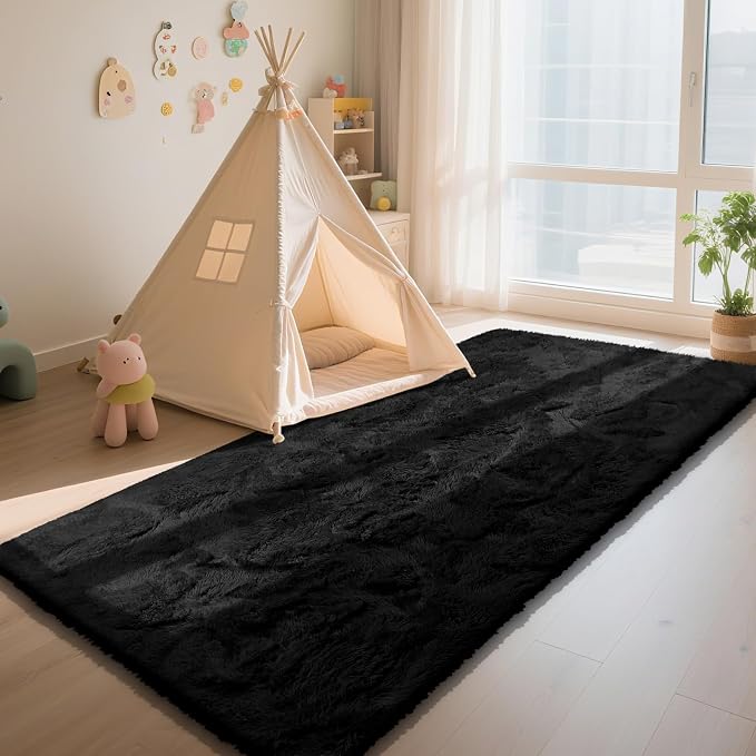 Soft Runner Rugs for Bedroom, Bedside Rug for Living Room Bedroom Kids Room - Image 4