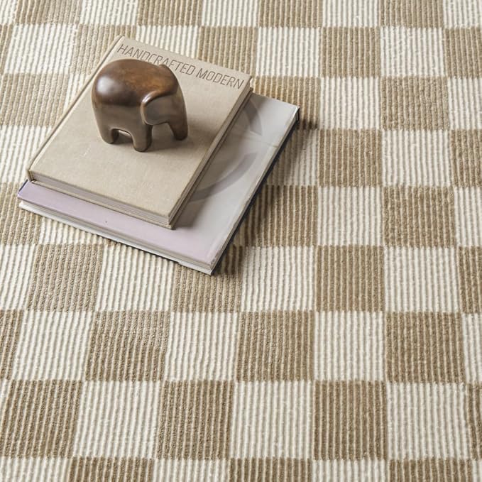 Revival Rugs Gambit 5'3"x8' Checkered Rug Washable Area Rug - Image 3