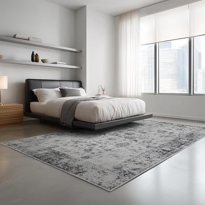 Washable 6x9 Area Rug for Living Room, Carpet for Bedroom Dining Room, Non - Image 3