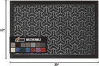 GORILLA GRIP 100% Waterproof All-Season WeatherMax Doormat 35x23, US Designed - Image 2