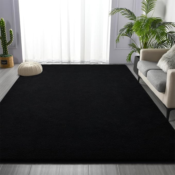Large Area Rugs for Living Room Bedroom, 6 x 9 Ft Non-Slip Modern Area Rug - Image 2