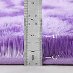 Large Shag Area Rugs 6 x 9, Tie-Dyed Plush Fuzzy Rugs - Image 2