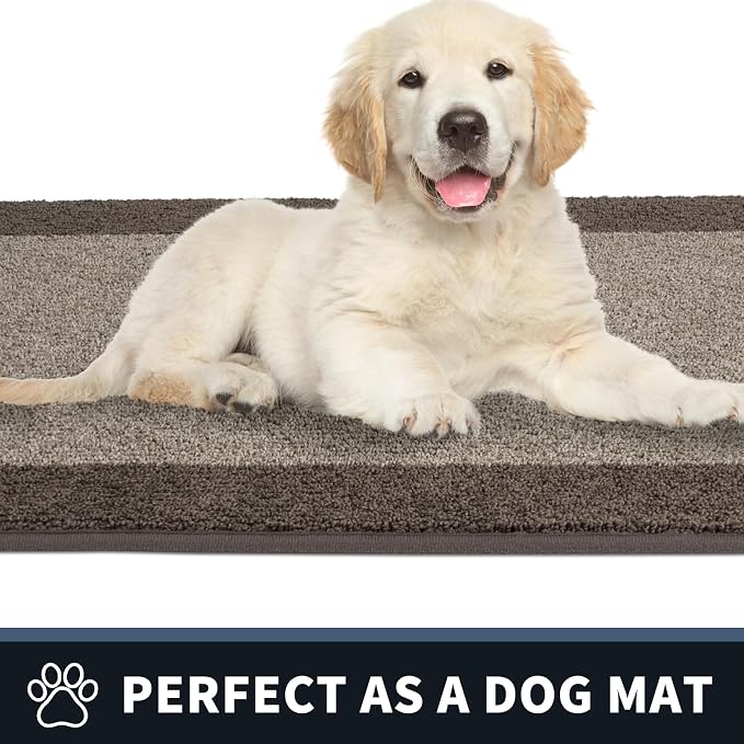 PURRUGS Dirt Trapping Door Mat 24" x 70", Non-Slip/Skid Machine Washable - Image 4