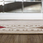Antep Rugs Alfombras Modern Bordered 4x6 Non-Skid Low Profile Pile Rubber - Image 5
