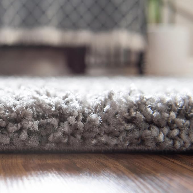 Unique Loom Solid Shag Collection Area Rug - Image 12
