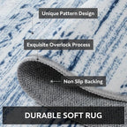 9x12 Area Rugs for Living Room Machine Washable Rug Distressed Indoor Carpet - Image 5