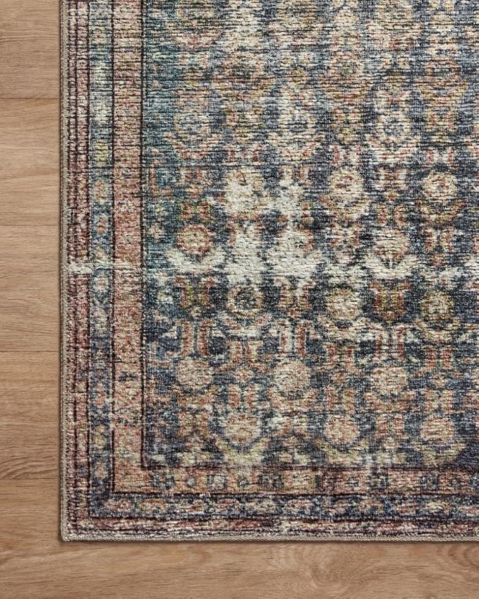 Loloi Amber Lewis Billie Collection BIL-02 Ocean/Brick 2'-6" x 12'-0", 0.19" - Image 10