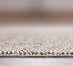 Modern Herringbone Chevron Collection Handcrafted Wool Area Rug - Image 6