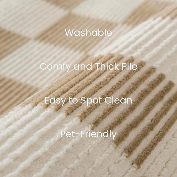 Revival Rugs Gambit 9'2"x12'2" Washable Area Rug - Image 2