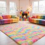 Zentavio Unicorn Rugs for Girls Room 6x9 Area Rugs for Living Room Carpet for - Image 6