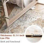 jinchan Kelda Runner Rug 3x10 Vintage Hallway Rug Washable Runner Retro Floor - Image 3