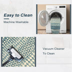 Moroccan Small Rug for Bedroom 2x4, Soft Non-Slip Indoor Door Mats for Entryway - Image 4