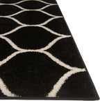 Rugs.com Lattice Frieze Collection Rug – 8' x 11' Black Medium Rug Perfect - Image 6