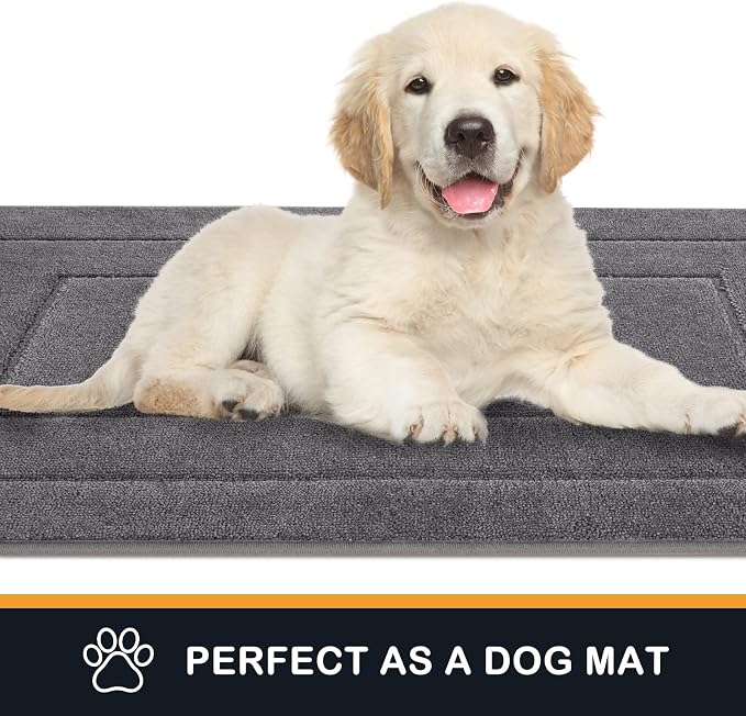 PURRUGS Dirt Trapping Door Mat 24" x 35.5", Non-Slip/Skid Machine Washable - Image 4
