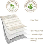 Nakagishi 5x7 Area Rugs Living Room: Washable Boho Large Neutral Soft Rug - Image 9
