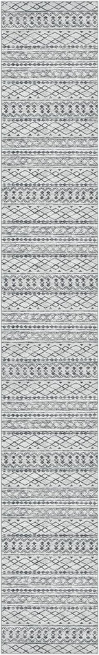 KUTA Long Hallway Runner Rug 2.6x18 Non-Slip Washable, Moroccan Vintage Grey - Image 8