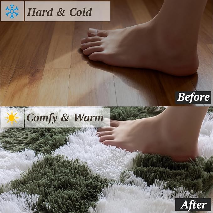 8x10 Area Rugs for Living Room Bedroom, Soft Fluffy Shaggy Bedside Rug - Image 5