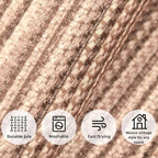 ILANGO Jute Area Rugs for Living Room, Woven Washable Rugs 3'x5' Indoor - Image 3