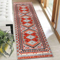 Moroccan Trellis Hallway Runner Rug Non-Slip Washable Geometric Standing Mats by LIKETN