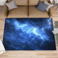 6x8 Dark Clouds Lightning Classroom Rugs by Unknown