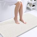 OLANLY Bathroom Rugs 44x32, Extra Soft Absorbent Chenille Bath Rugs, Rubber by OLANLY