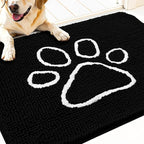OLANLY Dog Door Mat for Muddy Paws 30x20, Paw Print Design, Absorbs Moisture by OLANLY