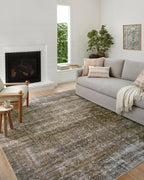 Loloi Amber Lewis Billie Collection, Tobacco & Rust 2'-6" x 12'-0" Area Rug – - Image 2