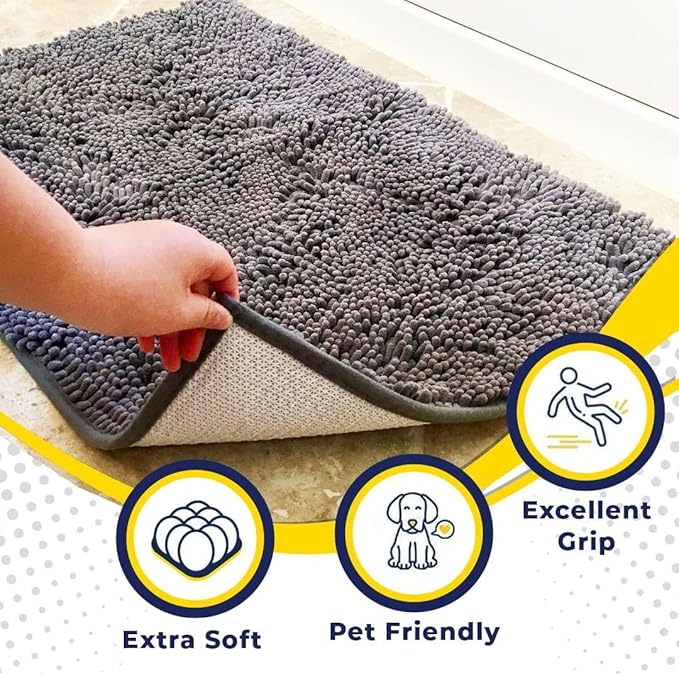 Muddy Mat® Shown on TV – Super Absorbent Door Mat Indoor, Microfiber Quick Dry - Image 2