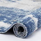 LUXE WEAVERS Euston Collection D.Blue-L.Blue 9x12 Modern Abstract Area Rug - Image 5