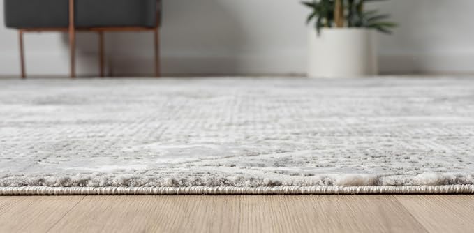 Adel Modern Area Rug for Living Room, 8x10 Rustic Distressed Abstract Large - Image 9