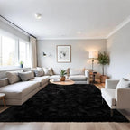 Beglad Fluffy Large Area Rugs 9x12 Feet, Modern Minimalist Style Shag Fuzzy Rugs by Beglad