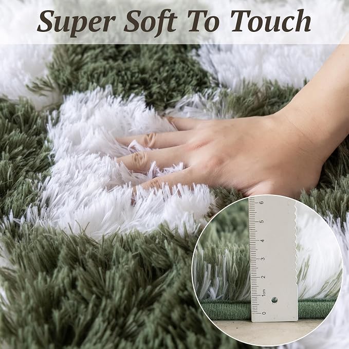5x7 Area Rugs for Living Room Bedroom, Soft Fluffy Shaggy Bedside Rug, Indoor - Image 6
