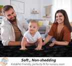 Beglad Soft Fuzzy Area Rugs for Living Room, Modern Minimalist Style Fluffy Rugs - Image 3