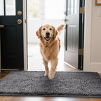 Chenille Absorbent Front Door Mat 60" x 24", Dog Door Mat - Image 7