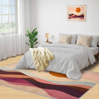 Boho Sun Area Rugs 5x8ft, Minimalist Line Living Room Carpet, Geometric Solar - Image 5