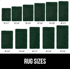 GORILLA GRIP Bath Rug Mat 60x24, Thick Soft Absorbent Chenille, Quick Dry - Image 6